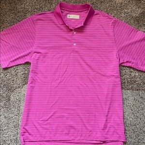 Donald Ross Vibrant Pink Golf Polo